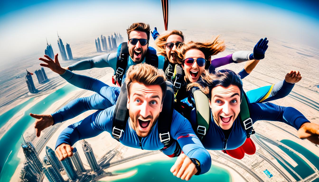 how much is skydiving in dubai