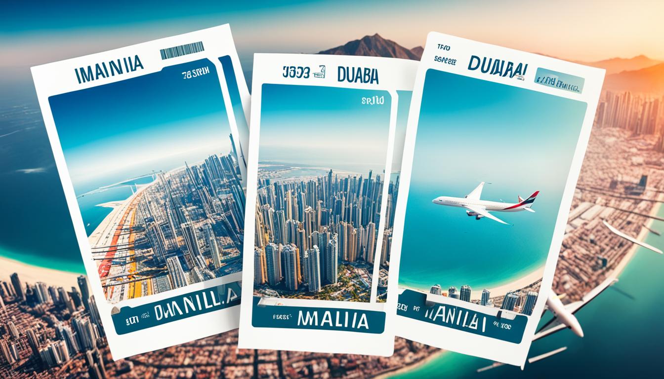 how much ticket dubai to manila
