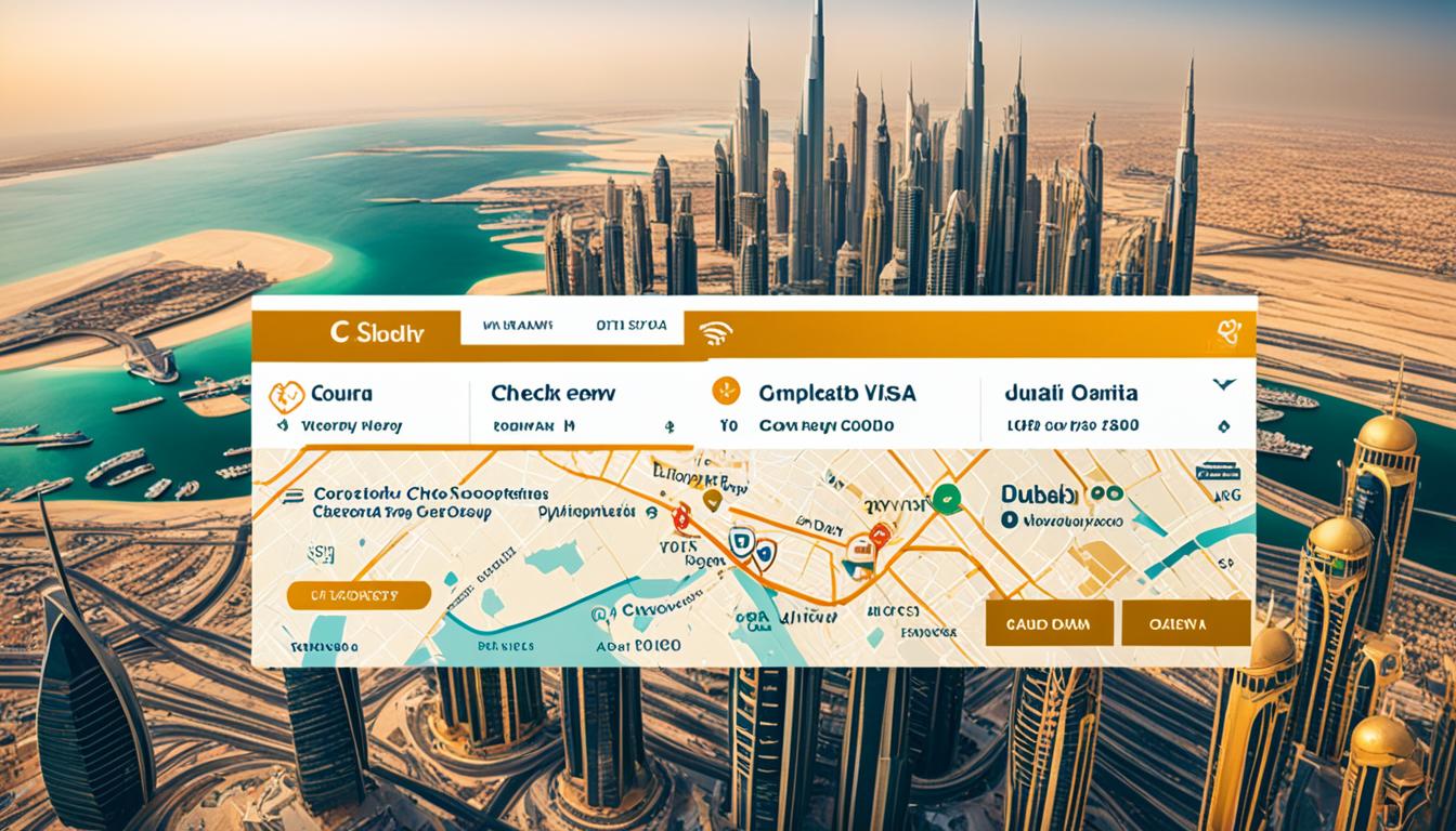 how to check visit visa status dubai