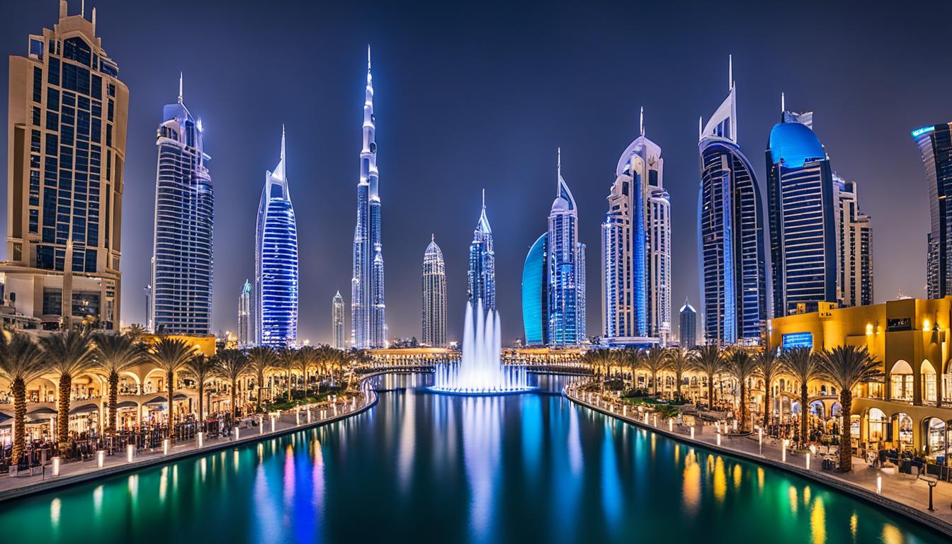 where to go in dubai at night for free