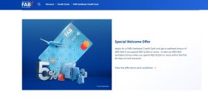 1. FAB Cashback Credit Card – First Abu Dhabi Bank (FAB)