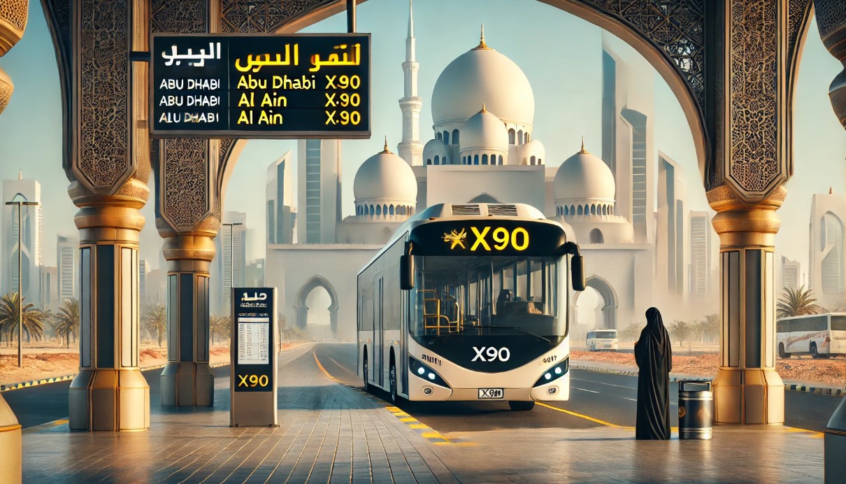 Abu Dhabi to Al Ain Bus Timing