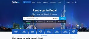 2. Renty - Rent Luxury Car in Dubai
