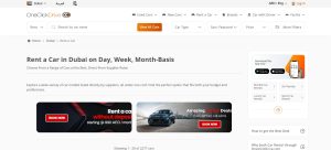 9. OneClickDrive - Rent A Car Dubai, Chauffeur Service, Yacht Rental