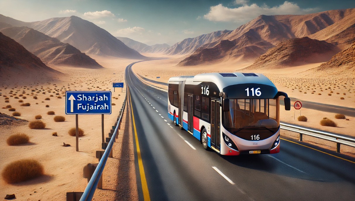 Sharjah to Fujairah Bus Timing