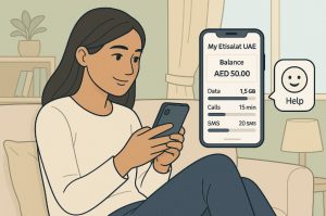How Do You Check Data Balance Using the My Etisalat UAE App