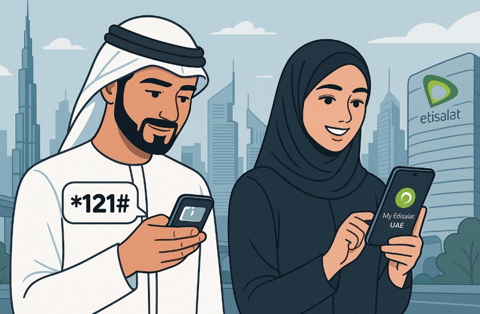 how to check data balance on etisalat