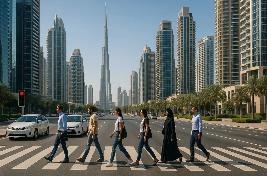 Jaywalking Fine in Dubai