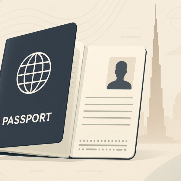 uae visa passport cover page requirement