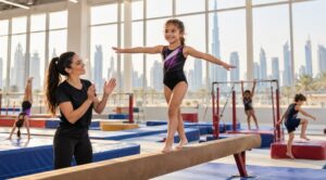 Gymnastics helping children build confidence